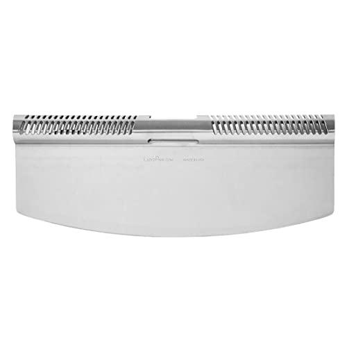 LloydPans Kitchenware 14 inch Pizza Cutter Rocker Knife, Made in the USA
