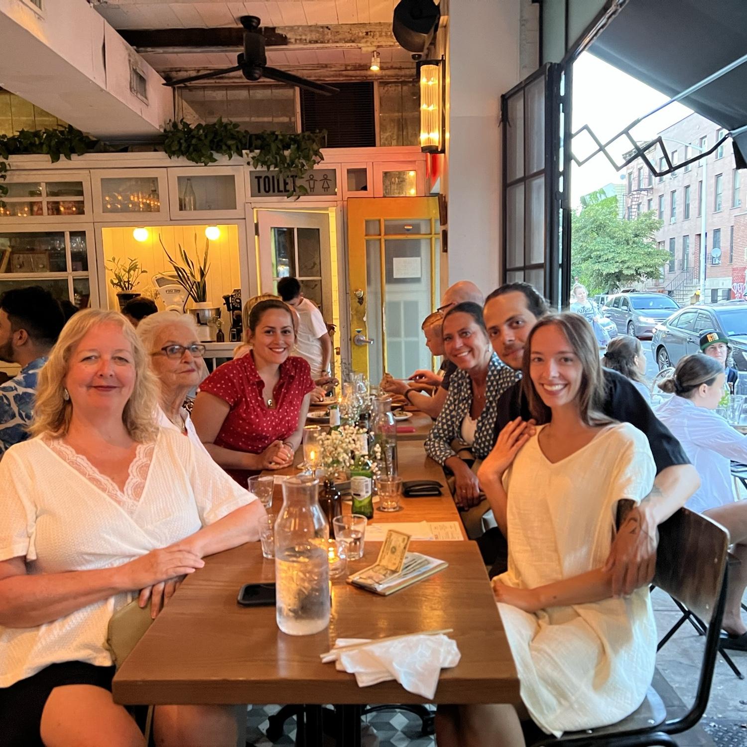 First time Krisztián’s mom and sister met Brooke’s family!