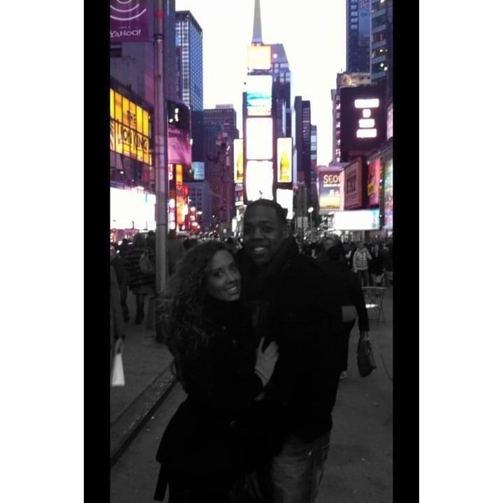 One of Johnathon’s first trips to see Mel in NY. Visiting Times Square.