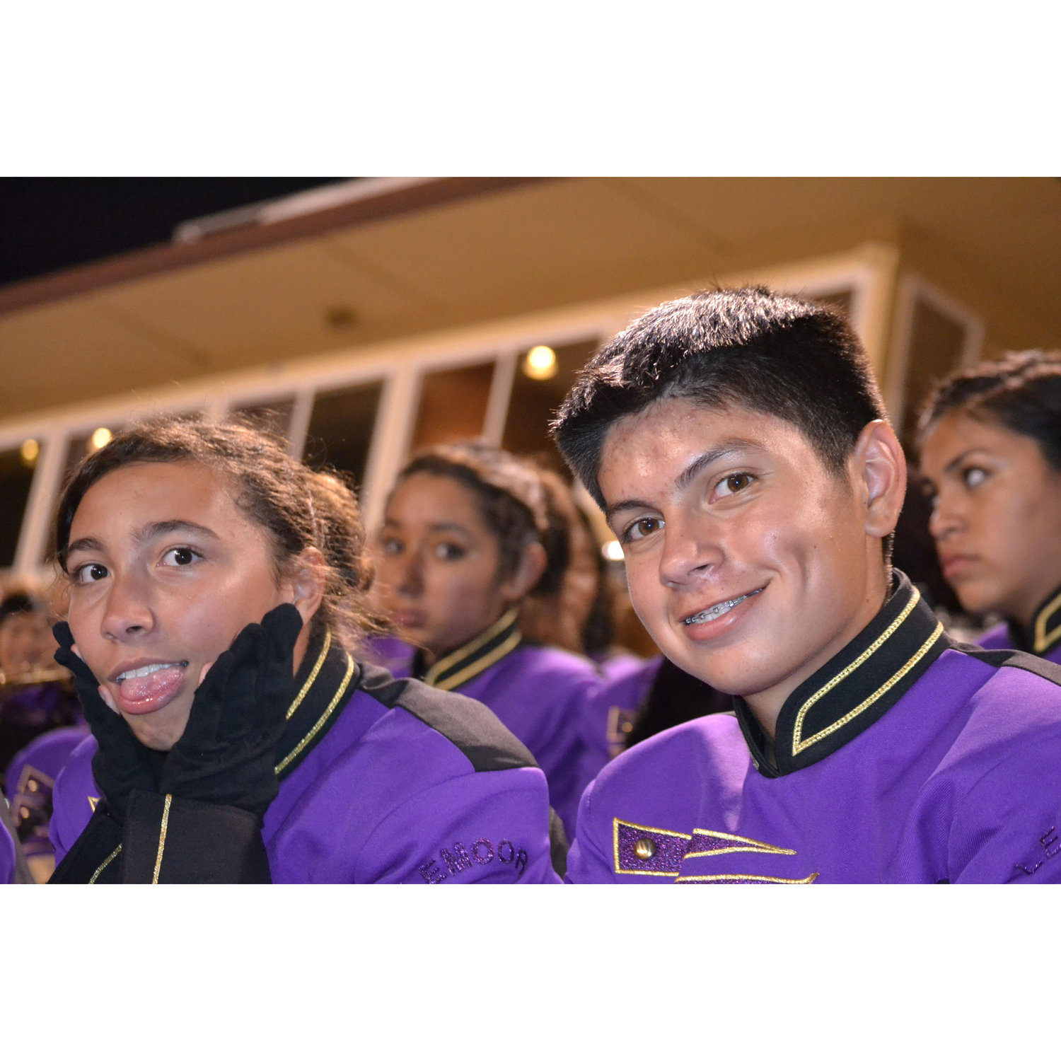 One of the many home football games at Lemoore High School.