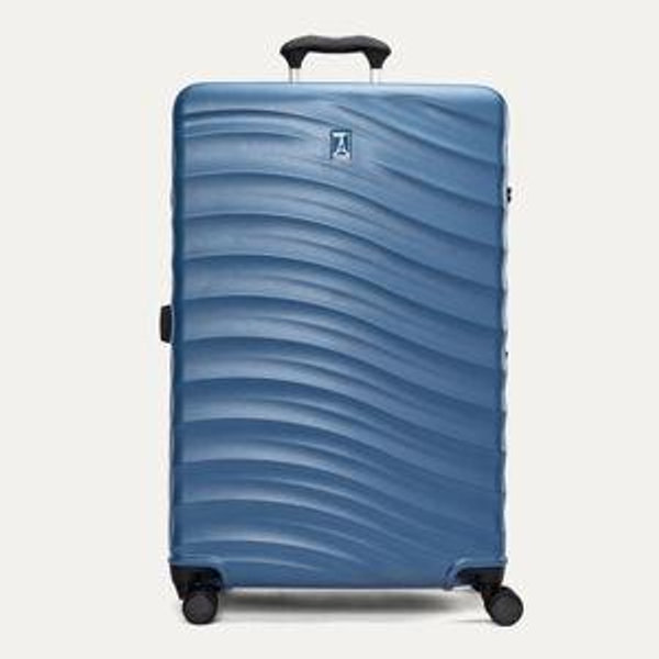 Expandable Large Checked Spinner Bag | Travelpro Maxlite Air V2 in Ensign Blue