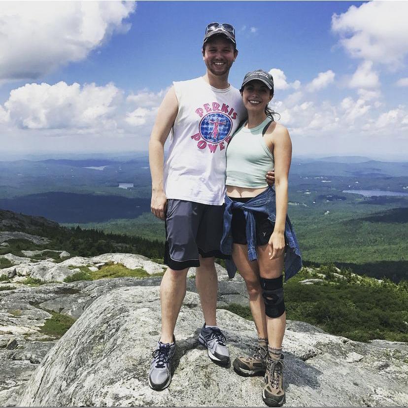 Summit of Mt Monadnock in New Hampshire summer of 2017. We <3 hiking