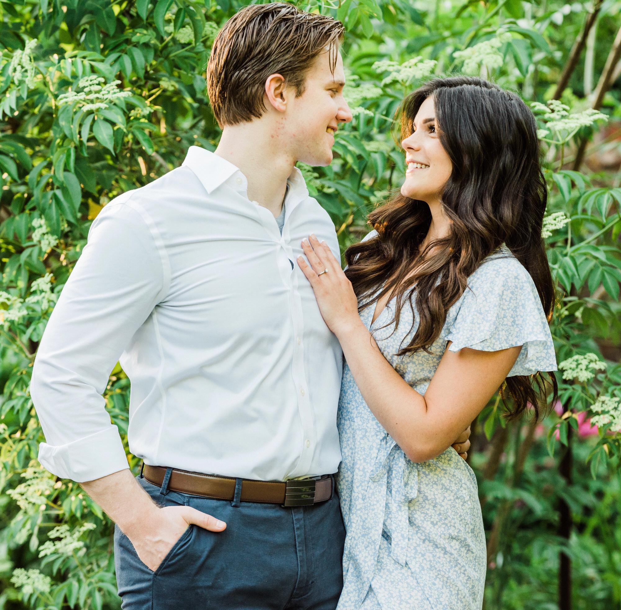 Engagement session. (Love staring into those baby blues!)
