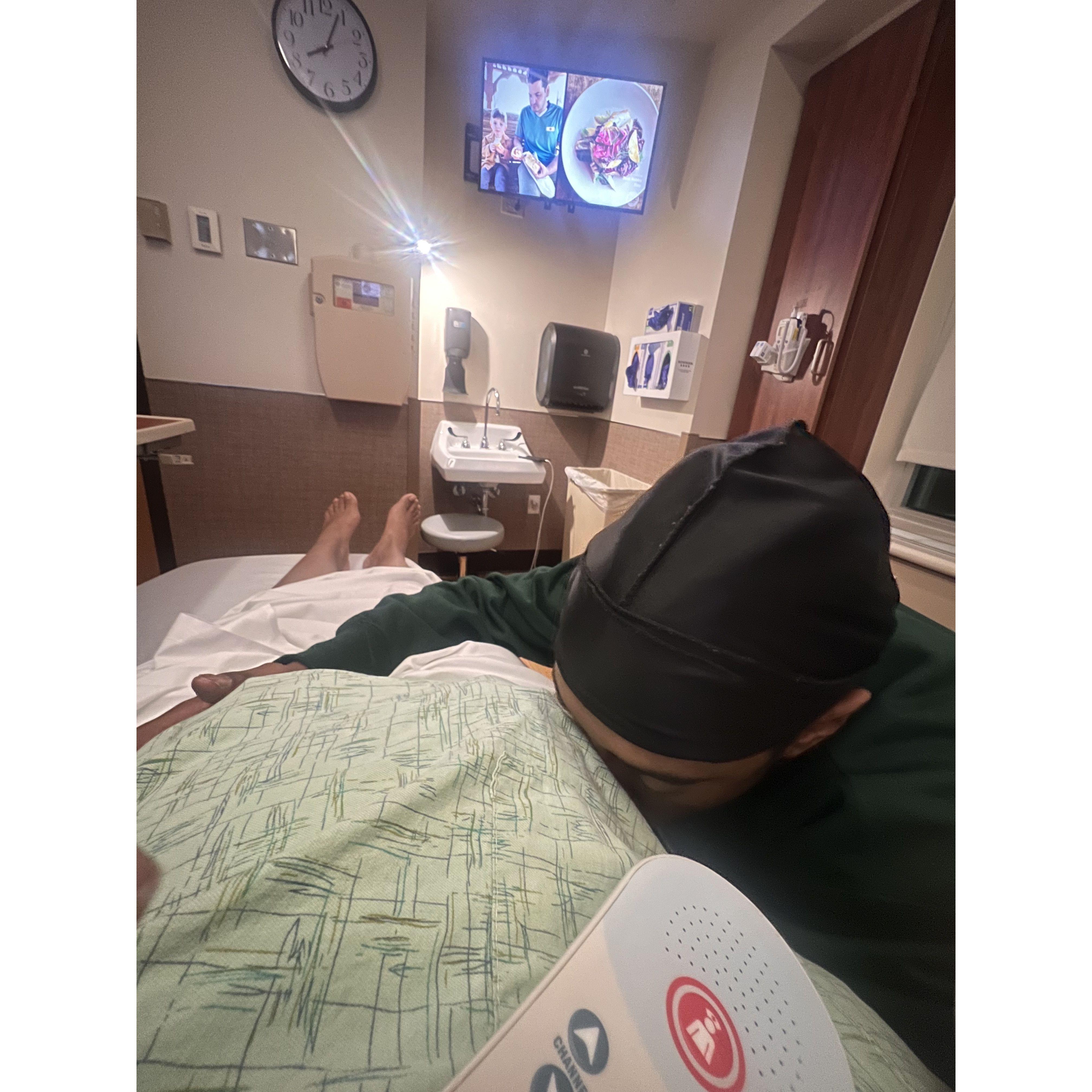 Night before delivering Issa Sol