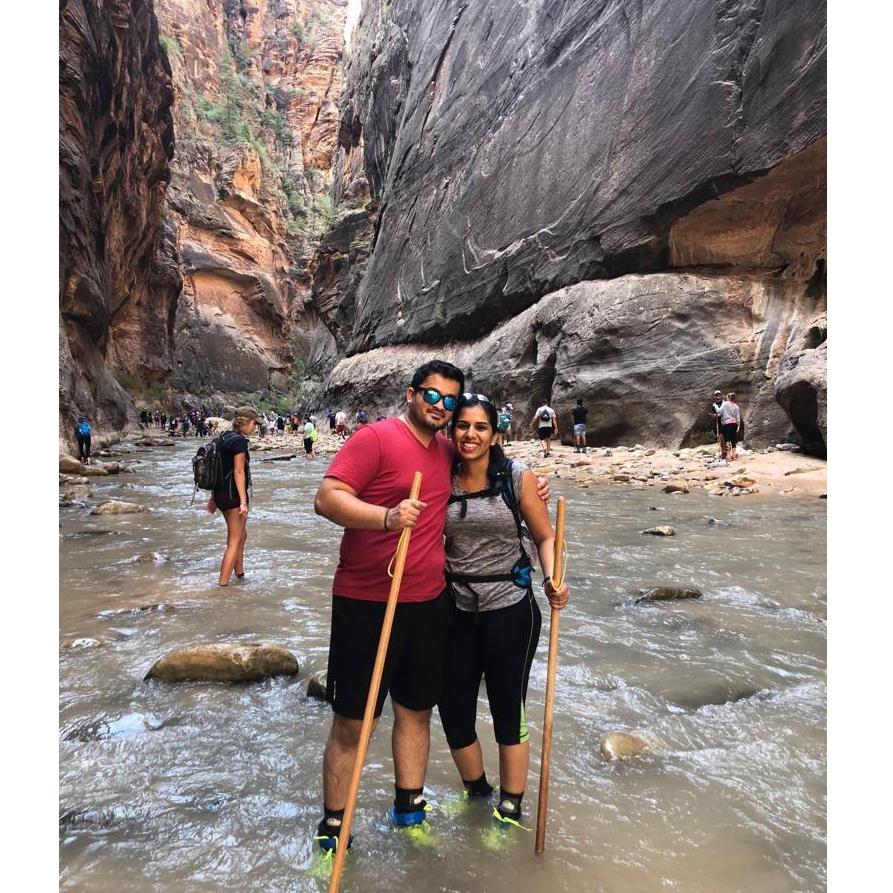 We hiked for 8-9 hrs at Zion National Park!