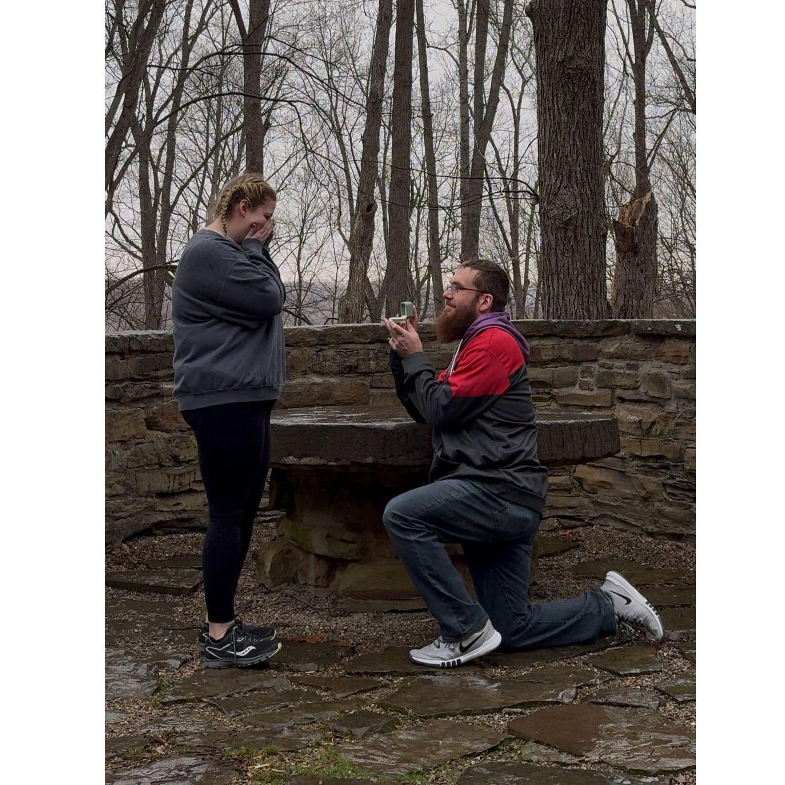 Proposal in Brown County, IN
