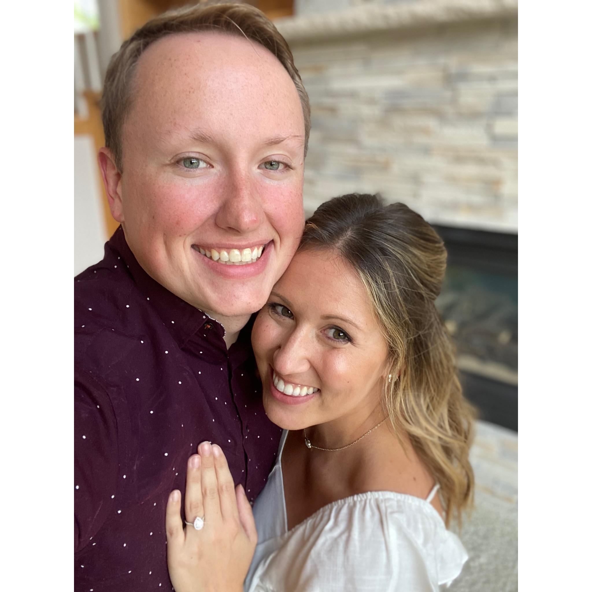August 21, 2020

Nick proposed to Maria in the middle of their new home in Eden Prairie the night they were handed the keys.