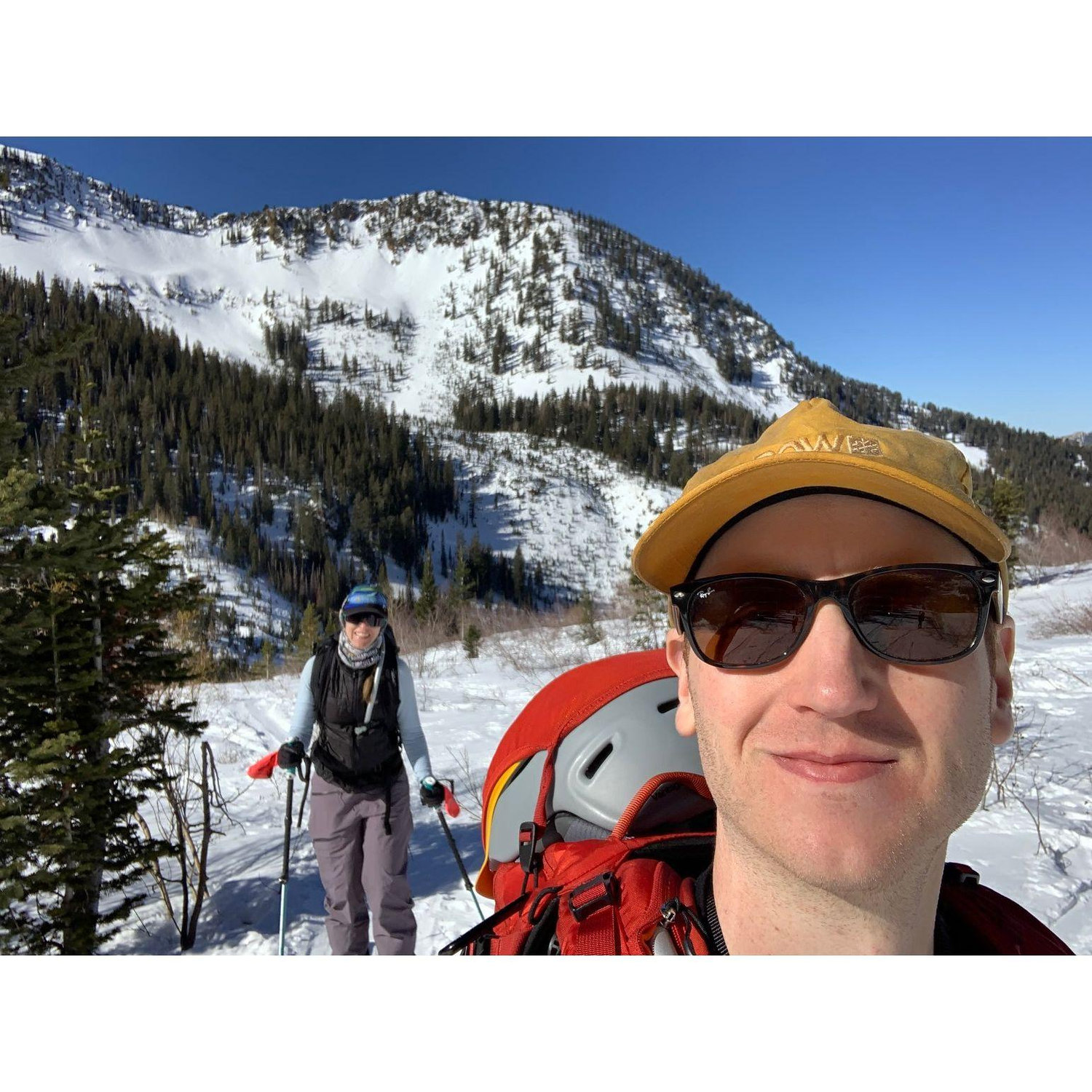 Ski touring in the Wasatch