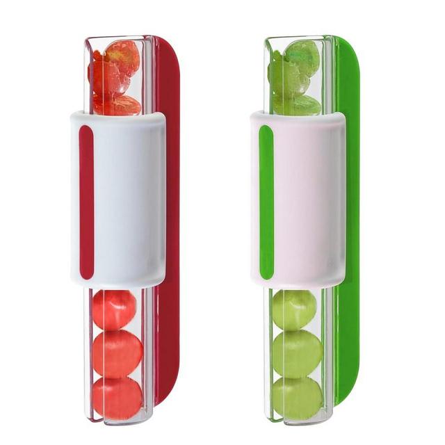 Tomato Slicer Multi-Function Grape Cutter Small Fruit Cutter Grape Kitchen Accessories Cake Decoration Tool Fruit Slicer (Red)