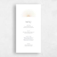 White Wedding Menu - Tramonti