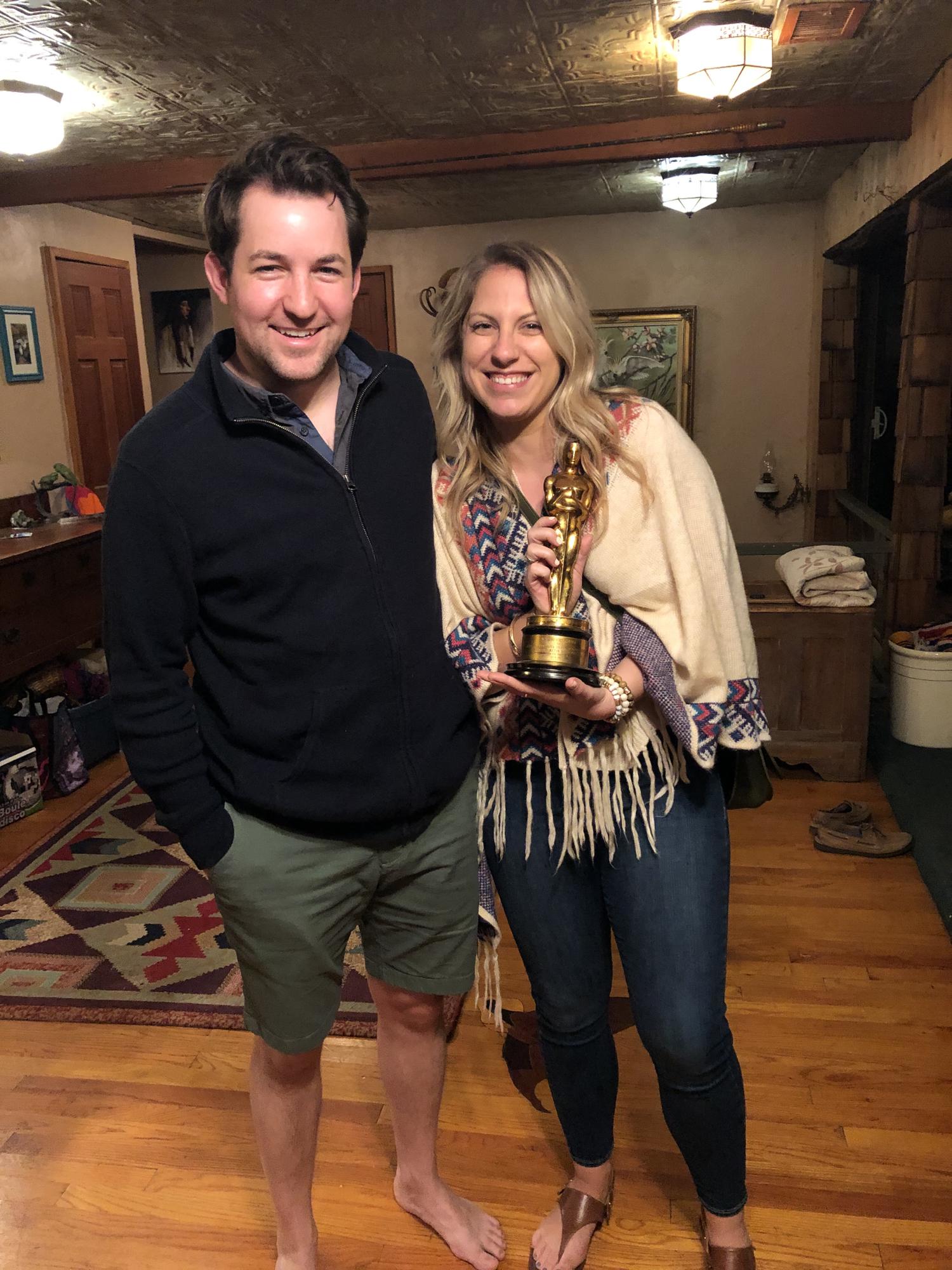 Reeling in our Oscar win 😉