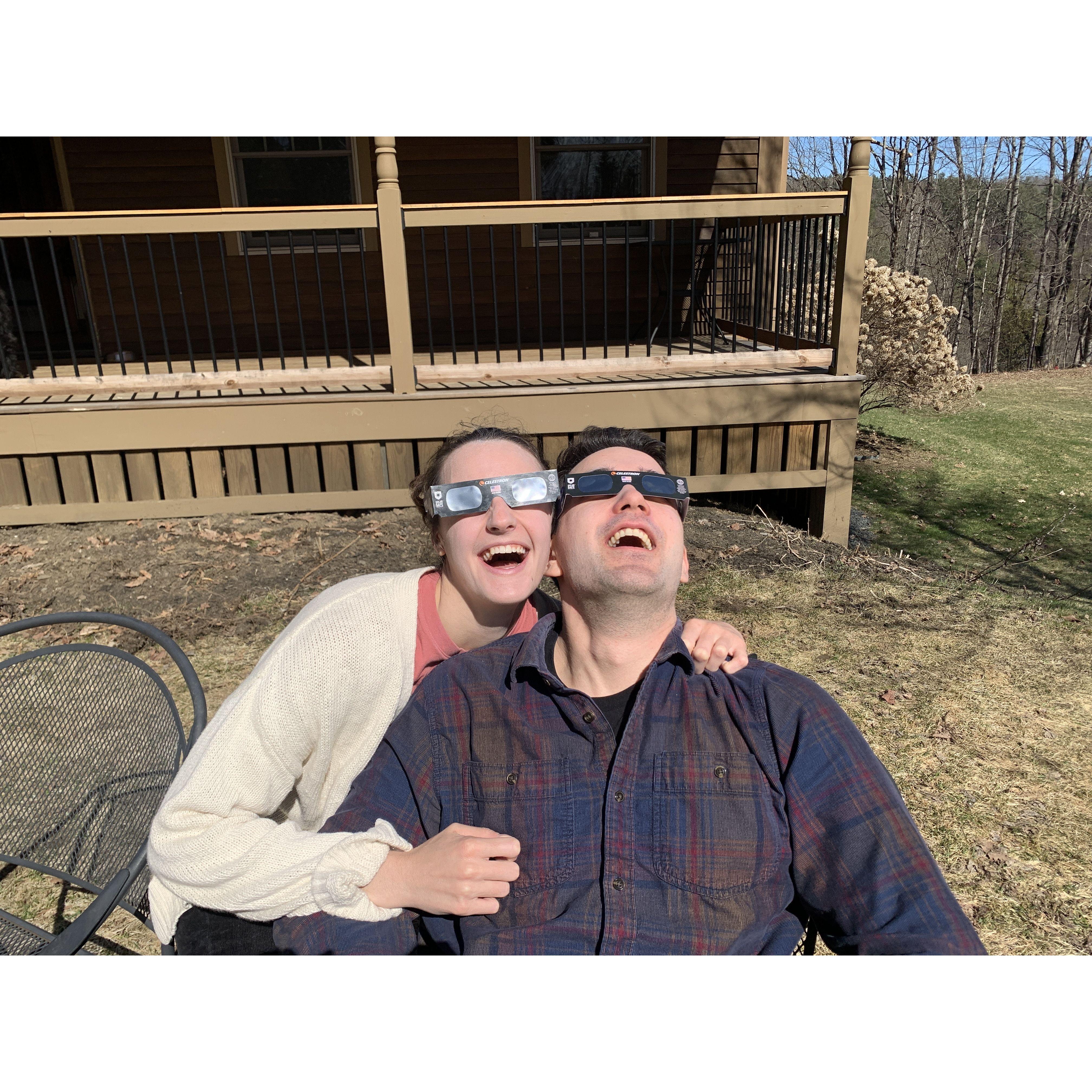 Solar eclipse in Vermont