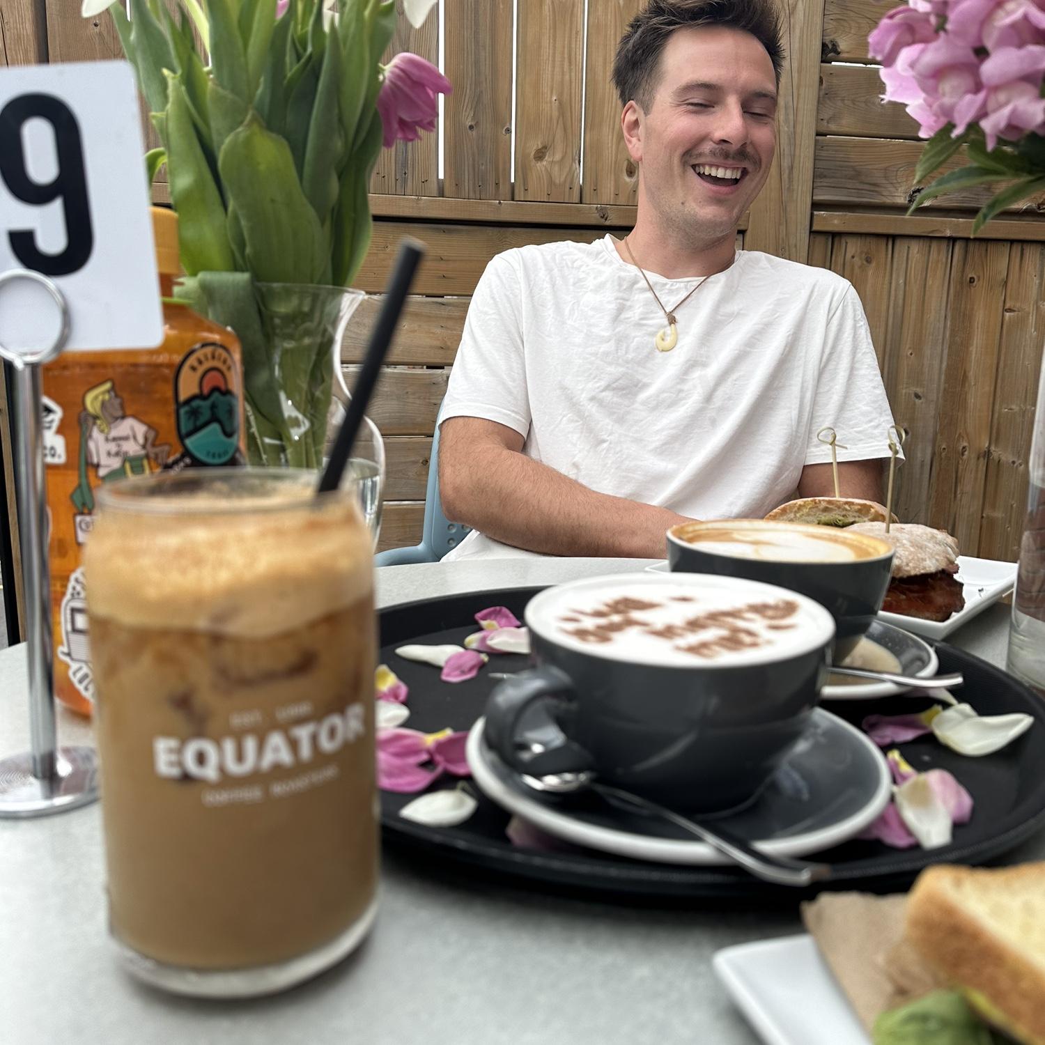 The day Timmy proposed at our favorite coffee shop in Ottawa!! :’)