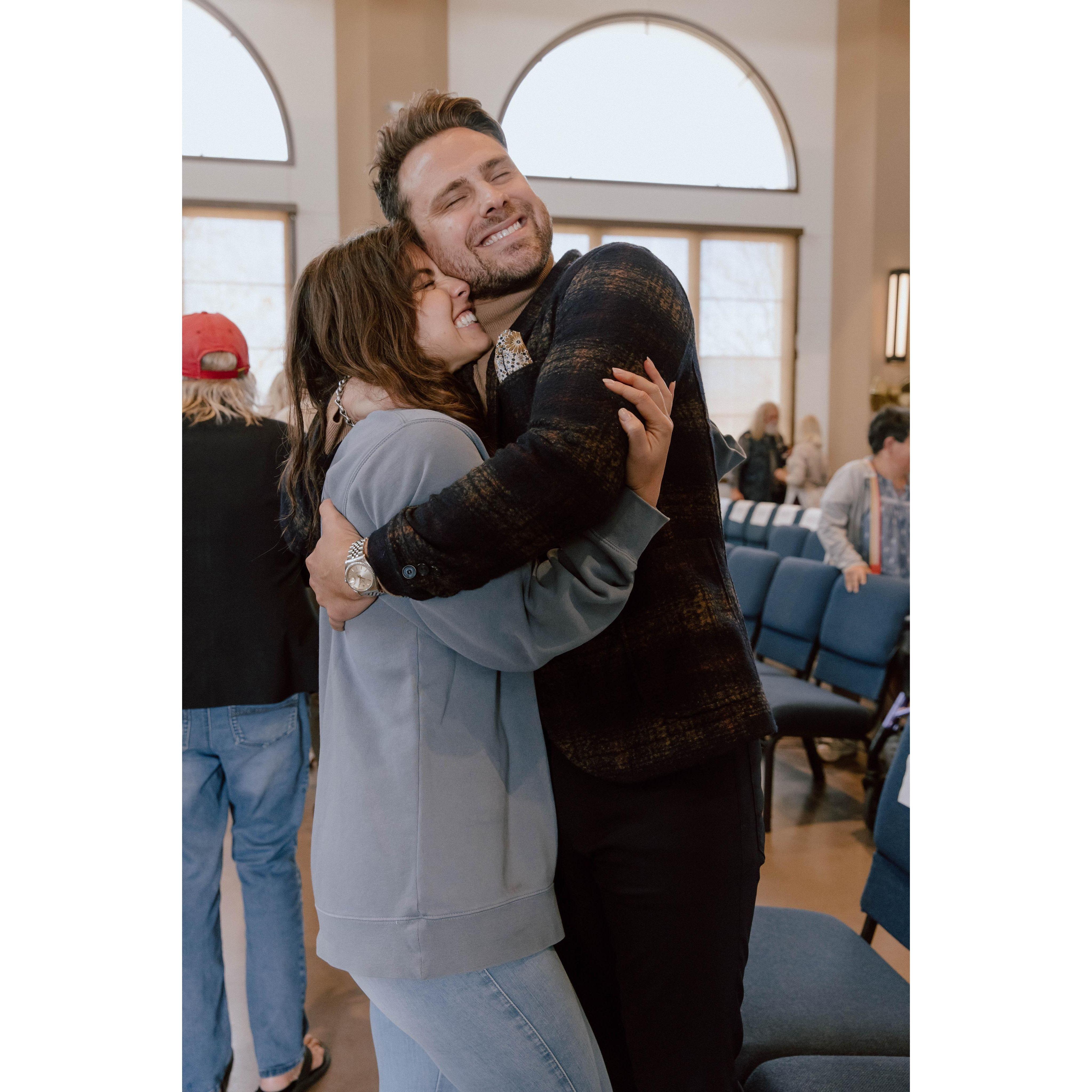 After Isabella's baptism on Nov. 26th