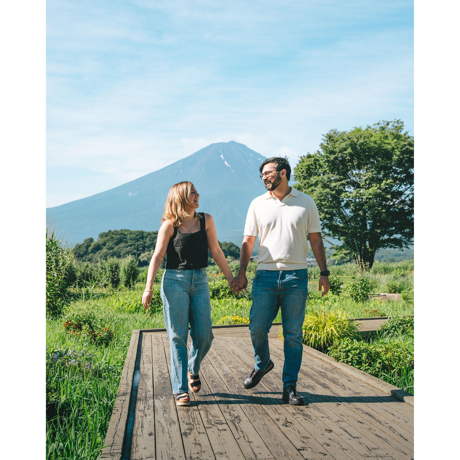 Our engagement - Kawaguchiko, Japan