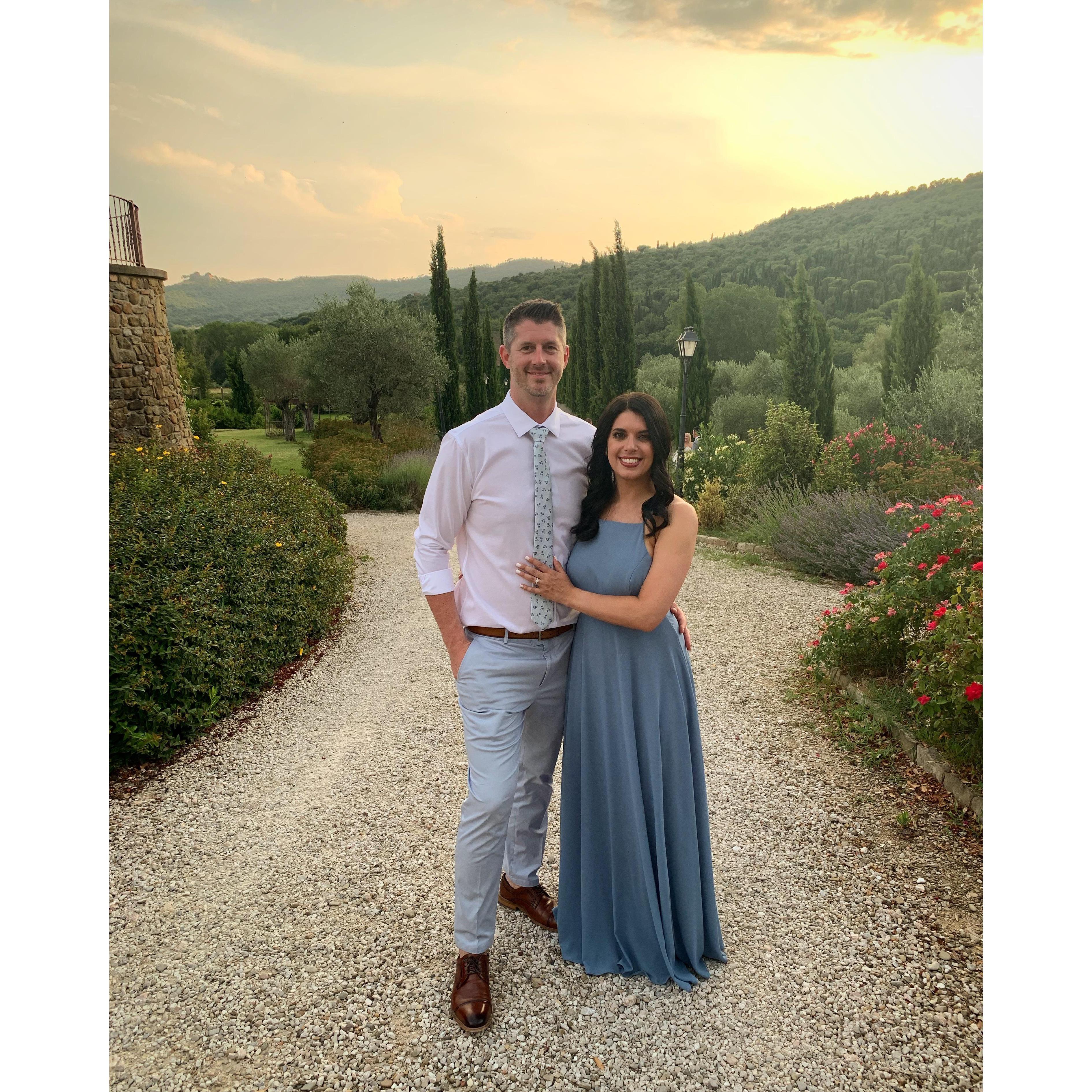 Beautiful Italy! The Daveys tied the knot!