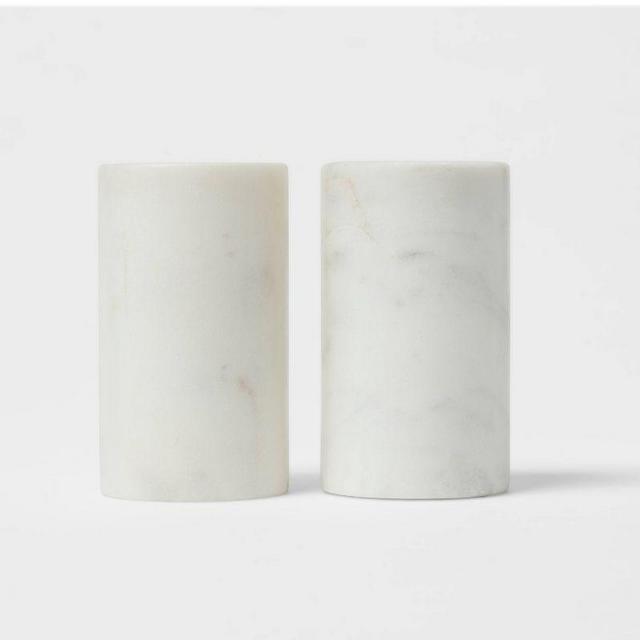 2pc Marble Salt and Pepper Shaker Set - Threshold™ Target