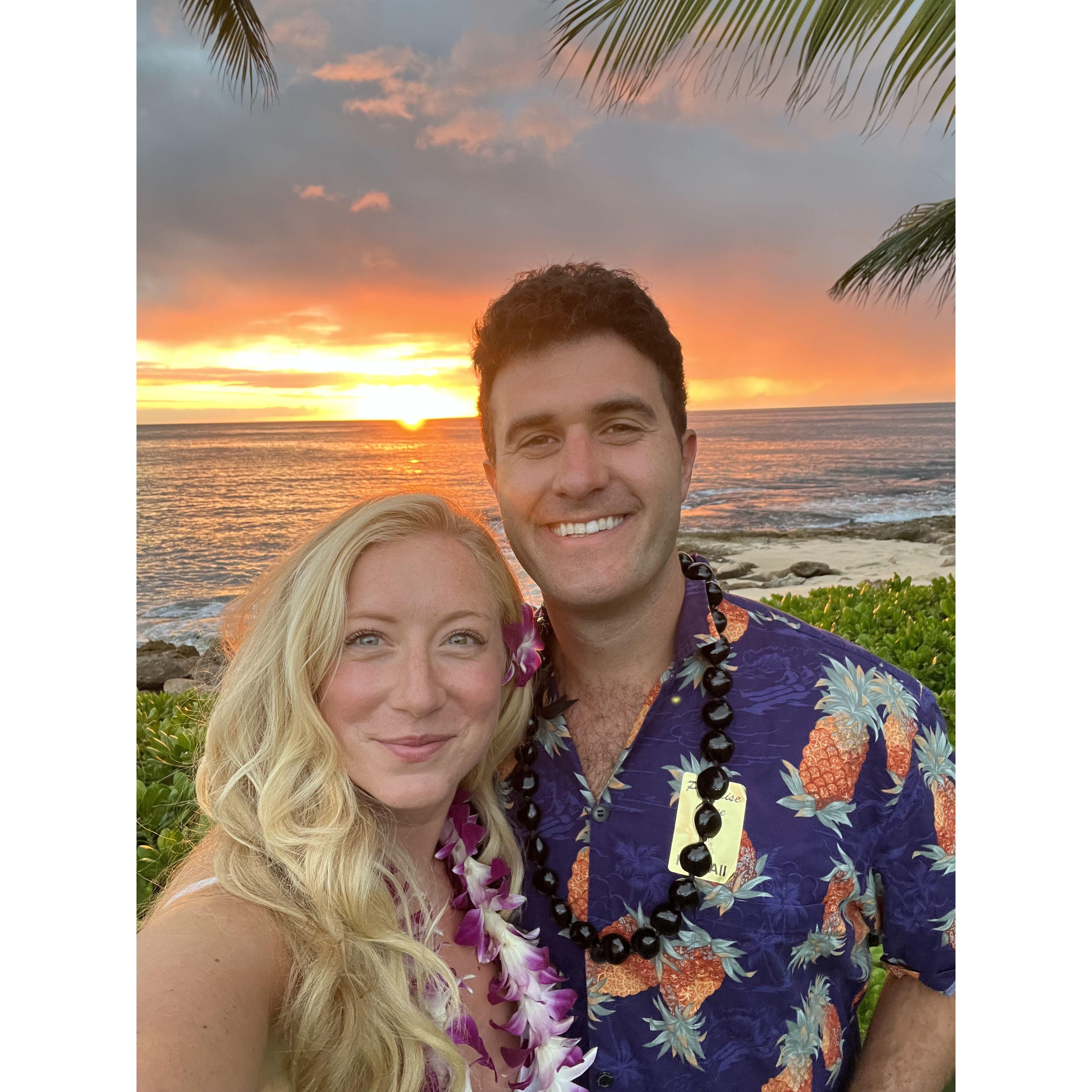 Erika snuck on Dan's work trip to Hawaii - a trip we will never forget!