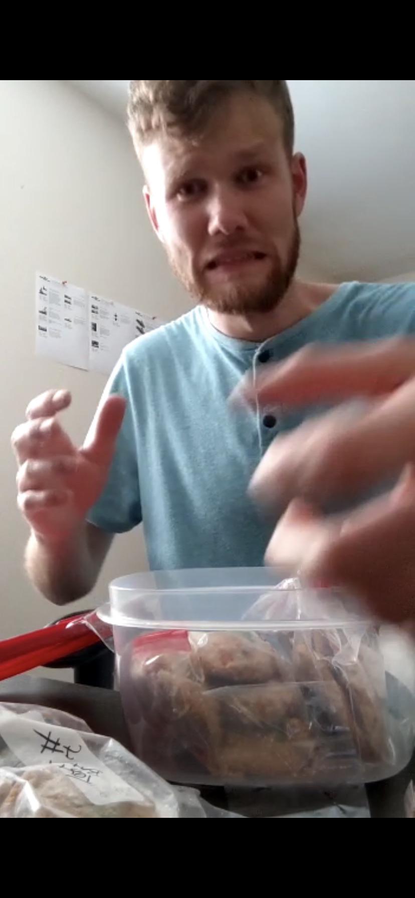 When Hannah sent me a big box of home-made cookies before I had asked her out... yumm... Also got me thinking: "maybe she like me too.."