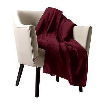 Sunbeam Velvet Plush Heated Throw
