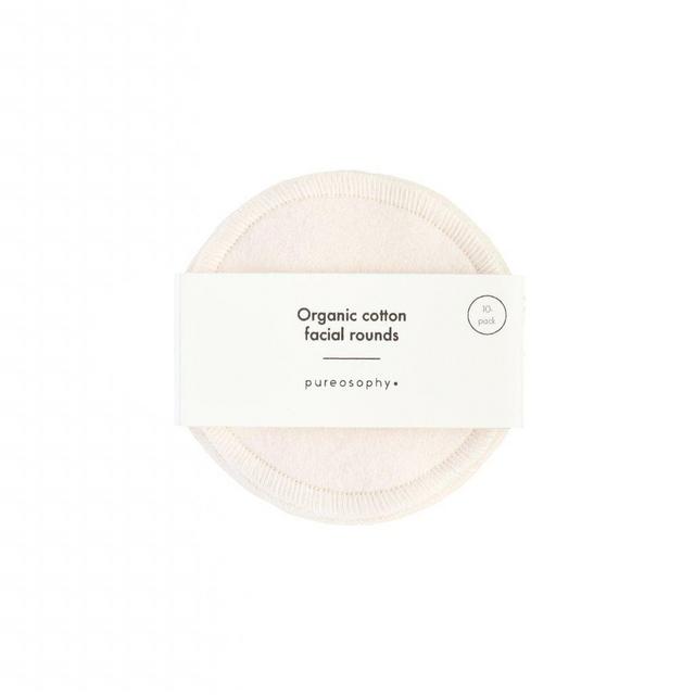 Organic cotton facial rounds // 10 pcs