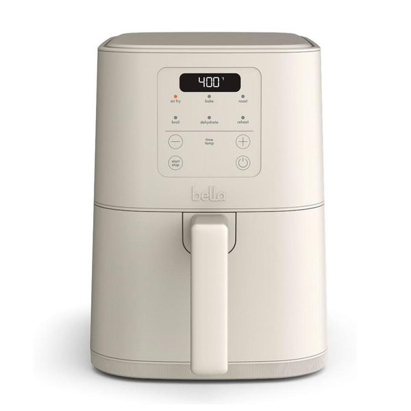bella 4qt Slim Air Fryer - Oatmilk