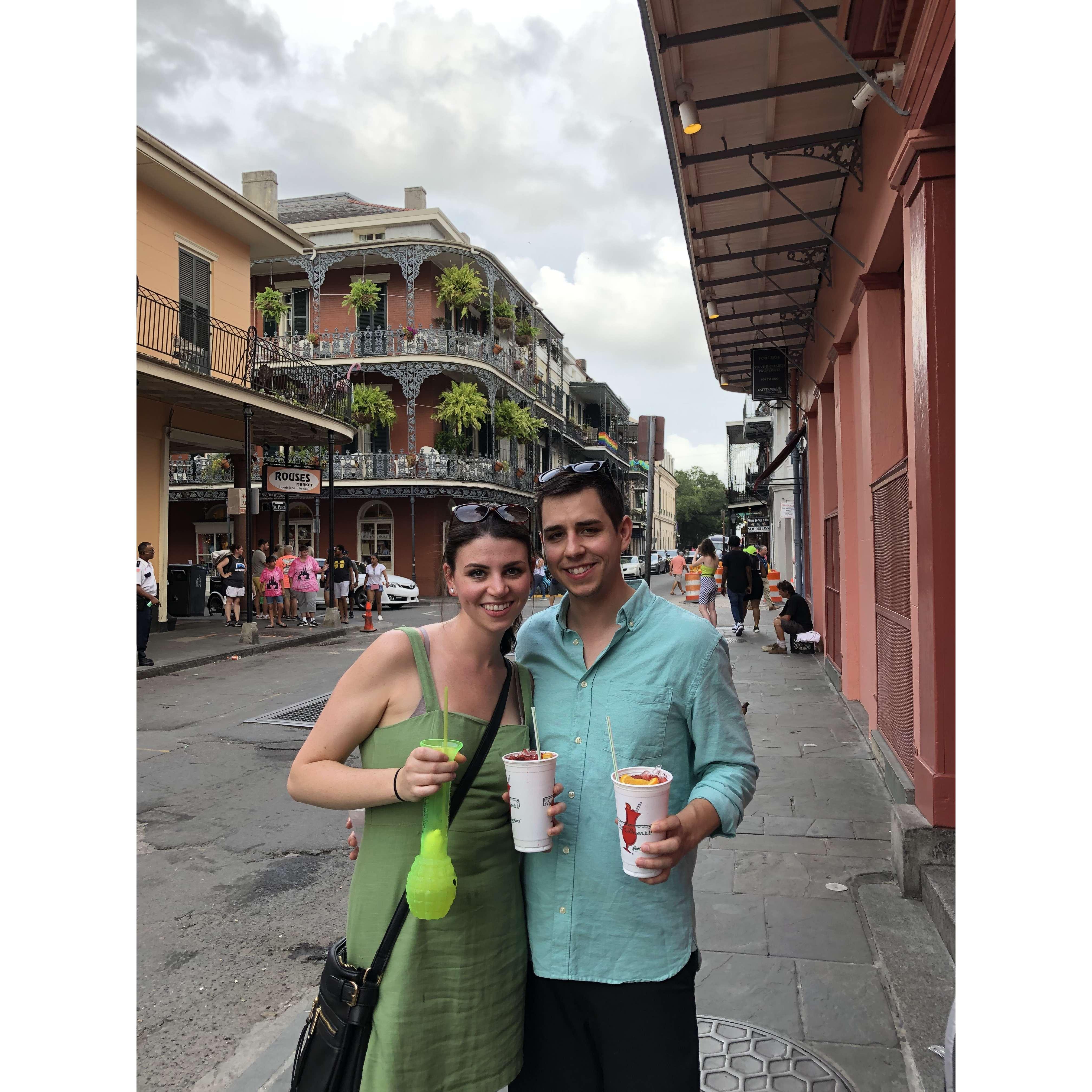Melanie's first trip to New Orleans ever!
