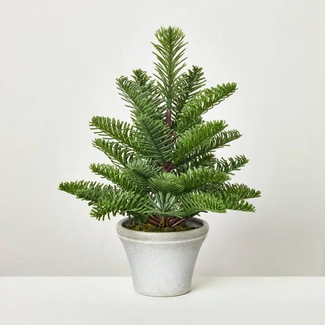 10" Potted Spruce Artificial Tree - Hearth & Hand™ with Magnolia