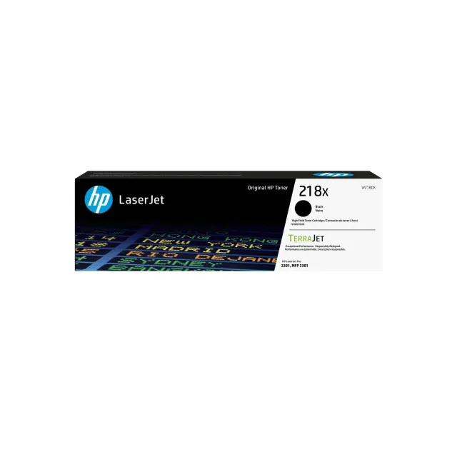 HP 218X High Yield Black Original LaserJet Toner Cartridge, ~3,200 pages black,