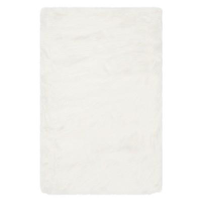5'X7' Solid Area Rug Ivory - Safavieh