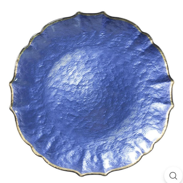 Vietri Baroque Glass Service Plate/Charger - Cabolt