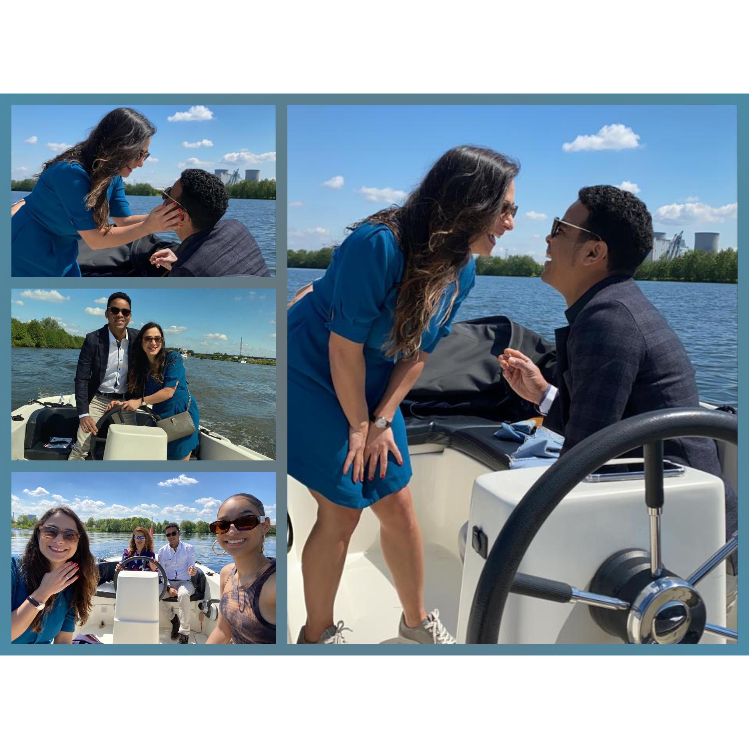 The day she said yes!!