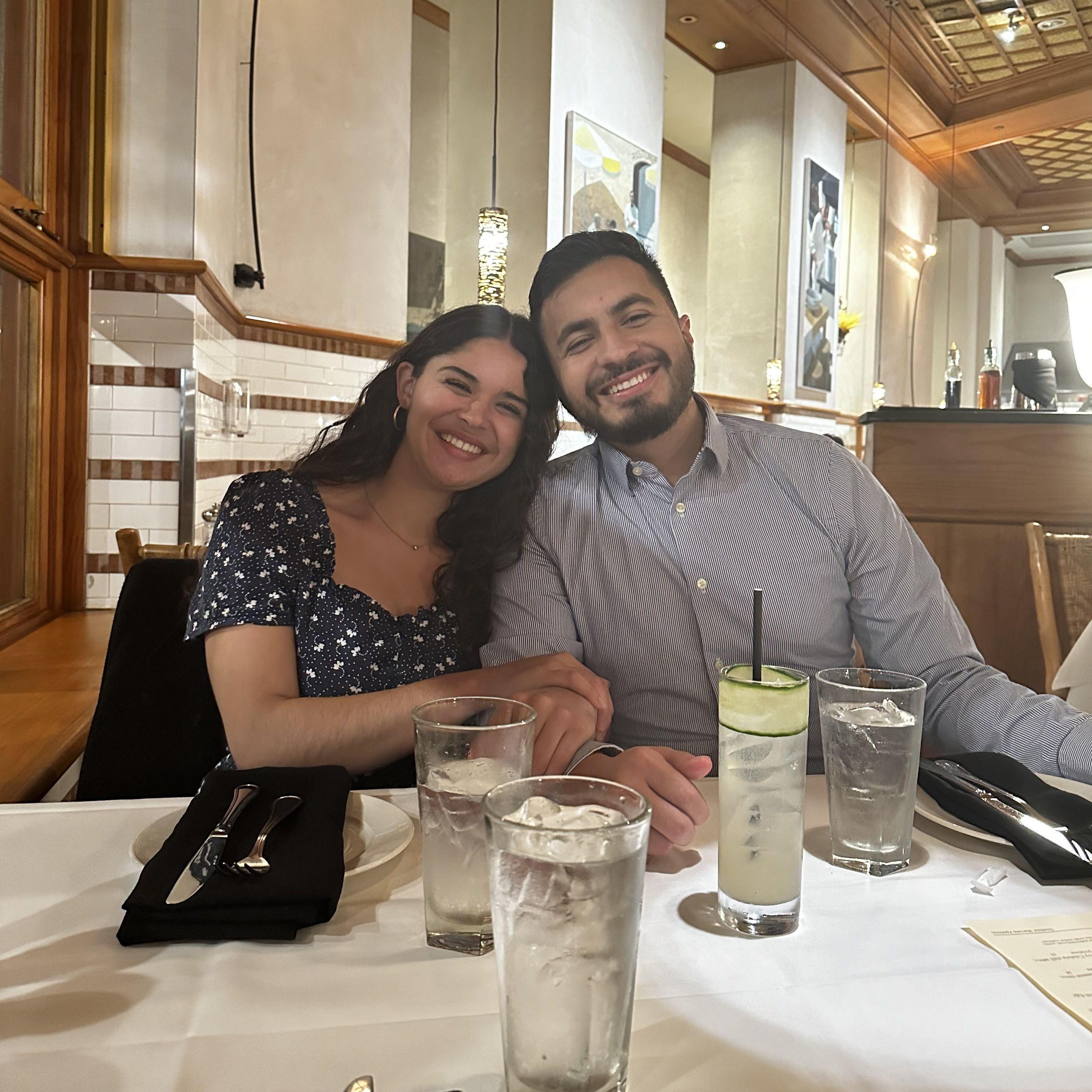 The first time that Bryant FINALLY took Ruth out to a dinner date.