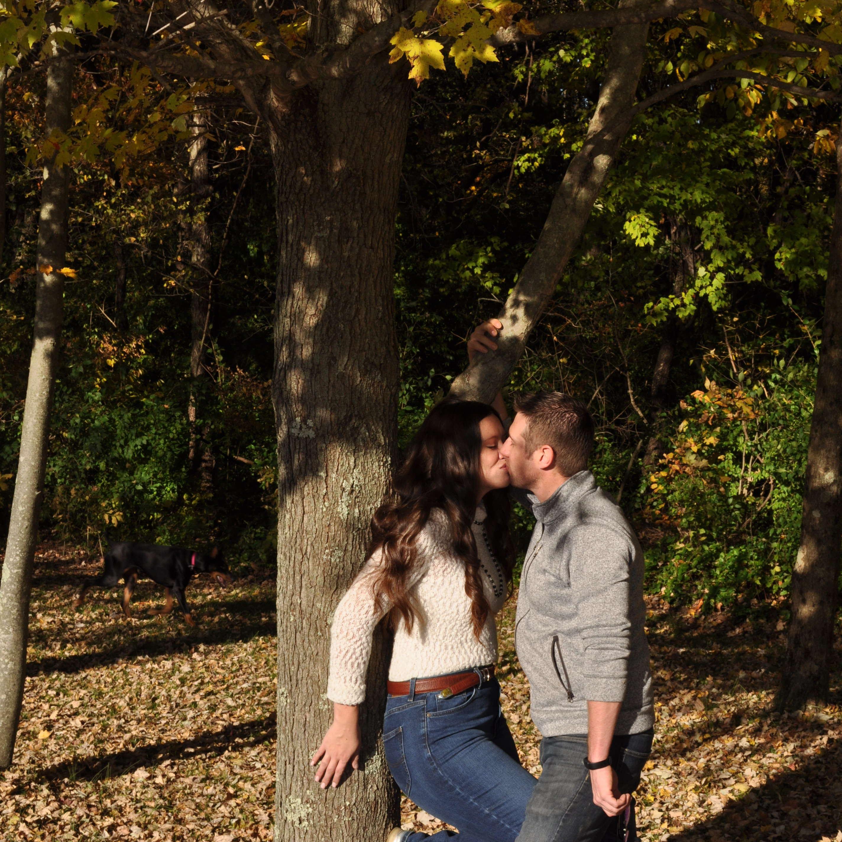 Engagement photo taken by Father of Groom, John Huff!