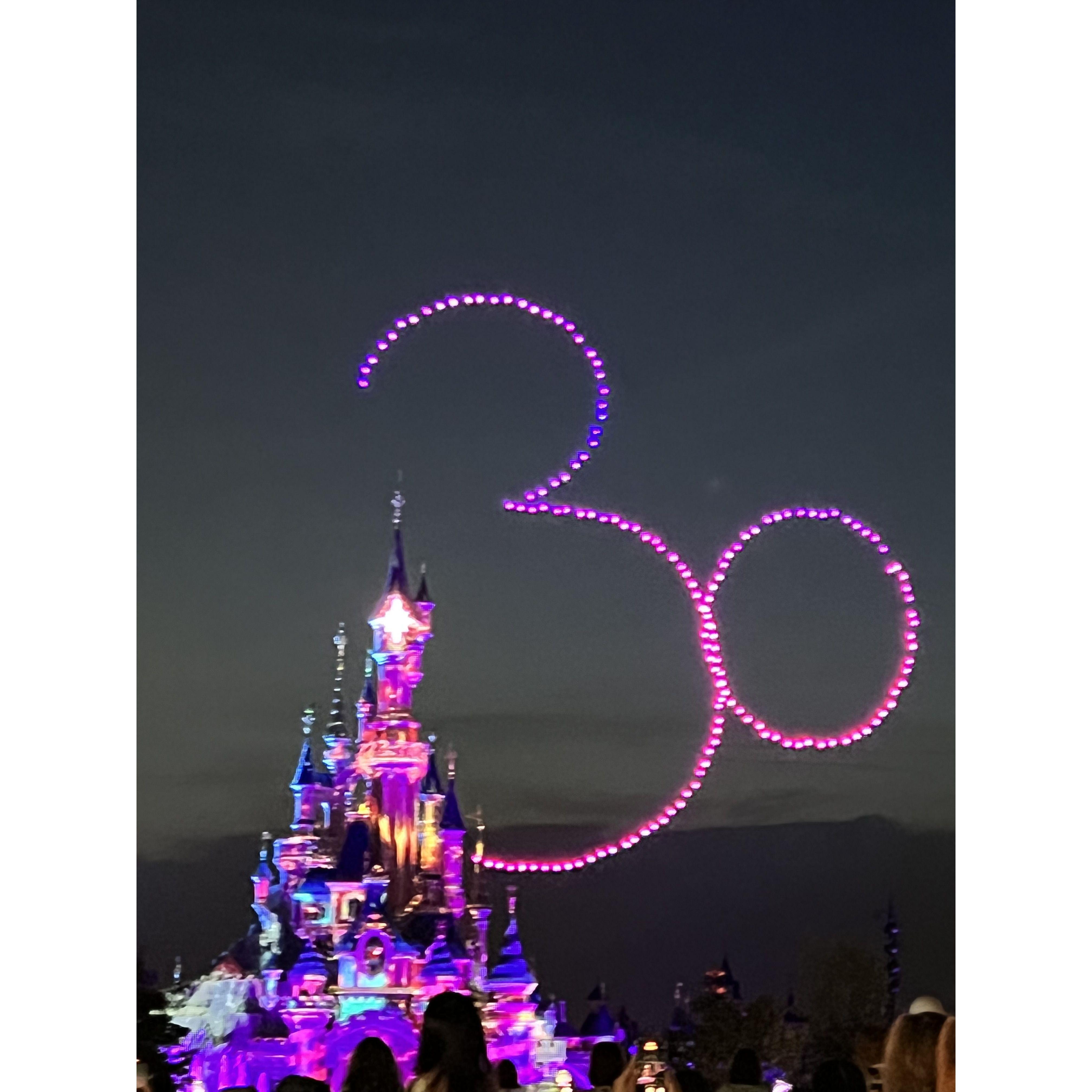 A beautiful day celebrating 30 years of Magic at DisneyLand Paris.