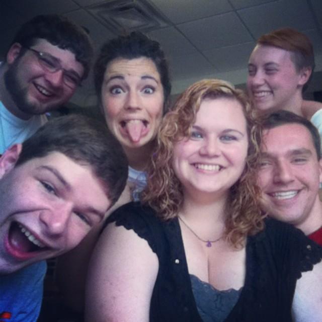 We were always with our friends! End of freshman year!