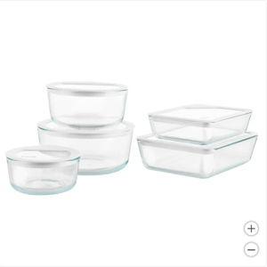 Glass Food Storage Set