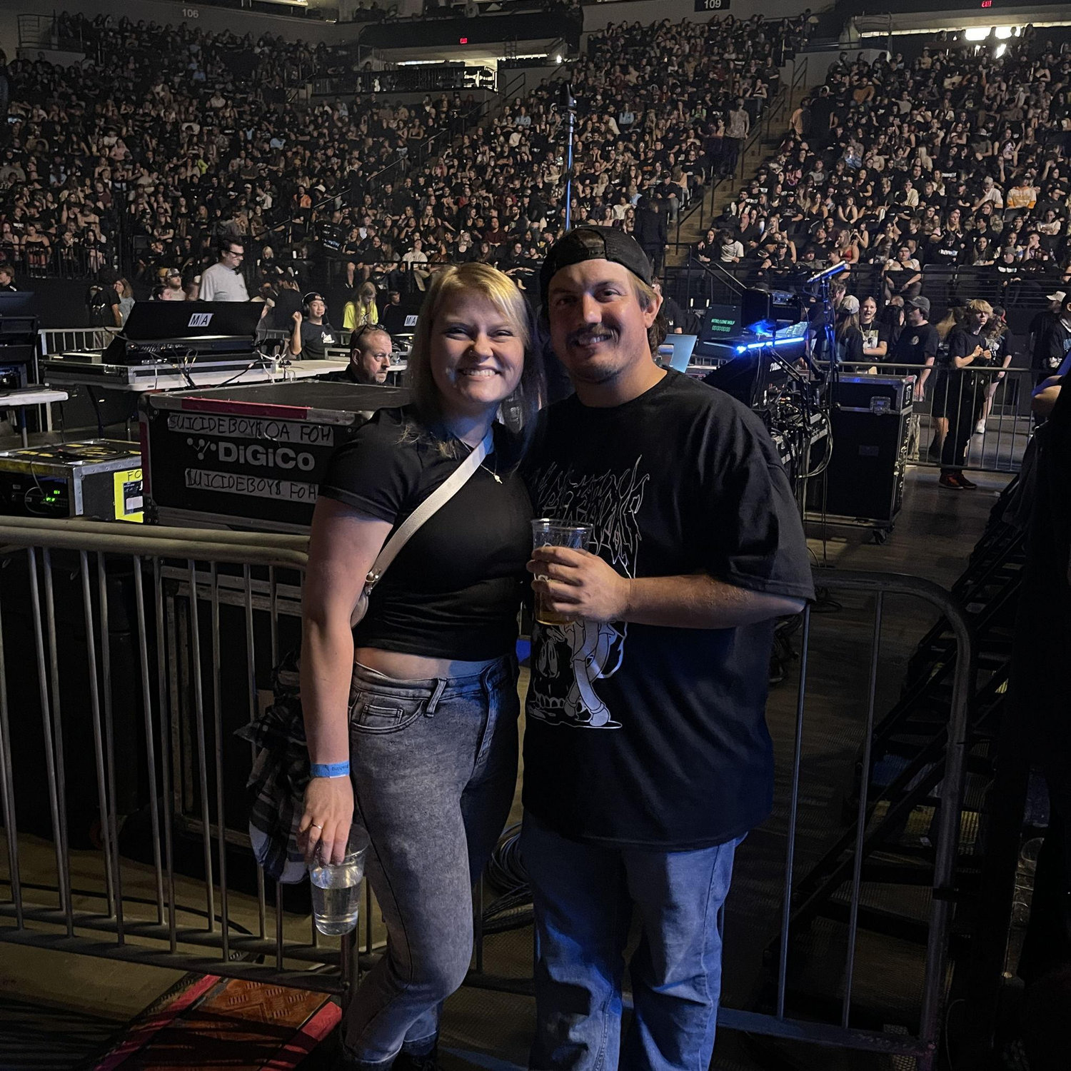 Bought Alex $uicideboy$ tickets for his birthday. Found out our offer was accepted on our home just before arriving to the venue.