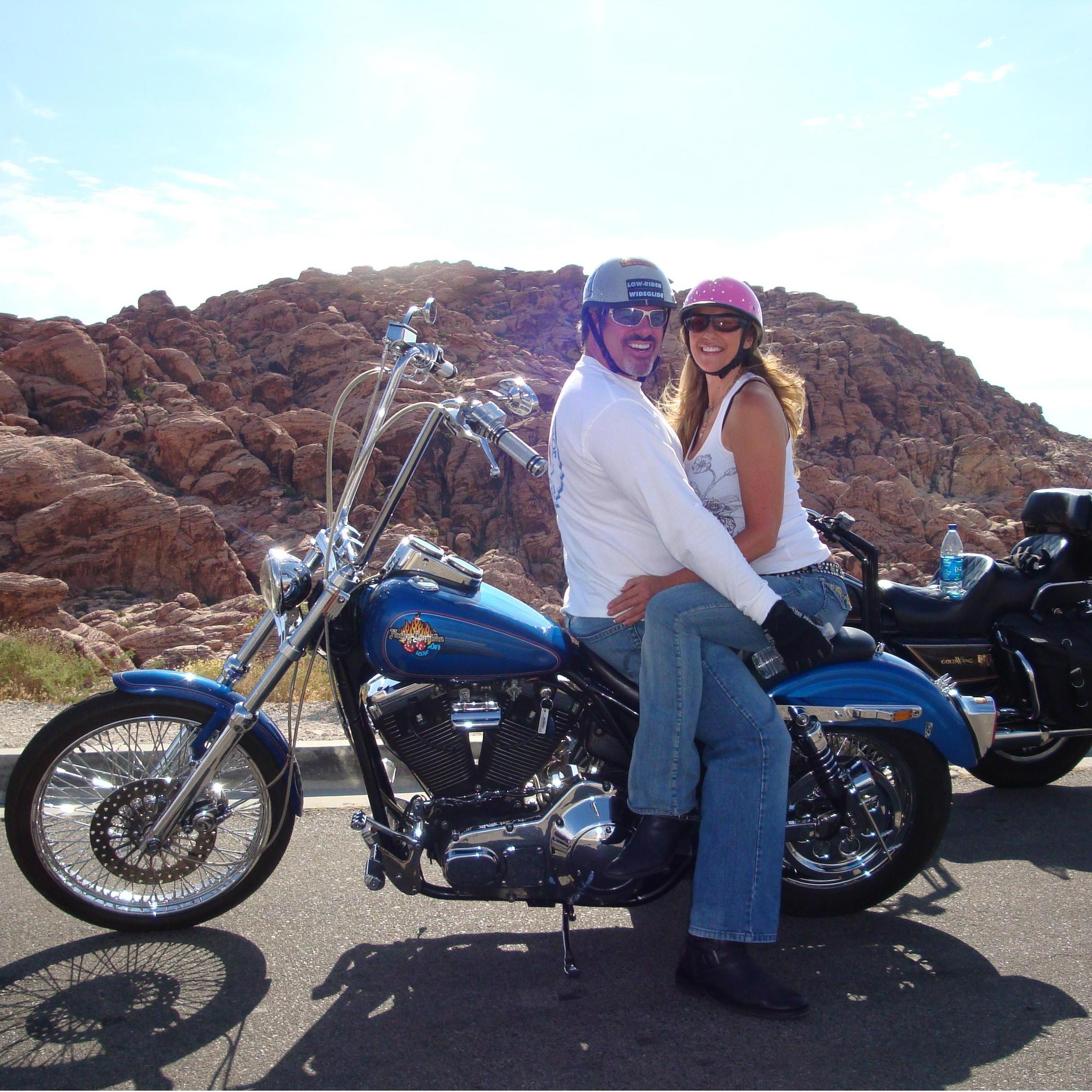 Harley ride to Mount Charleston
