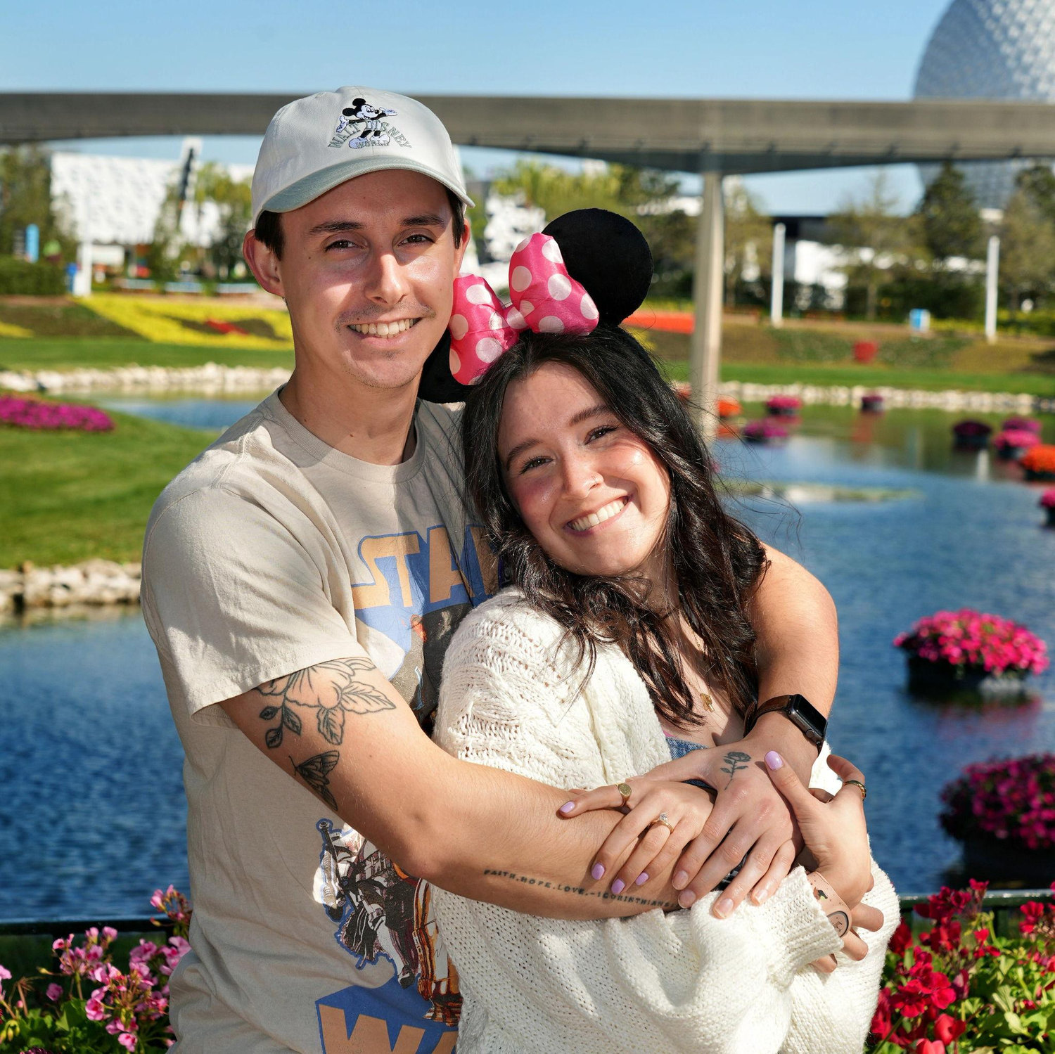Our first Disney trip. The way to Lauren's heart.