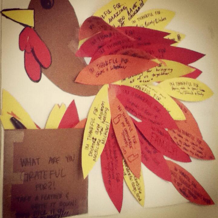 May 2013
The Grateful Turkey
Michael's surprise bday/beating cancer party