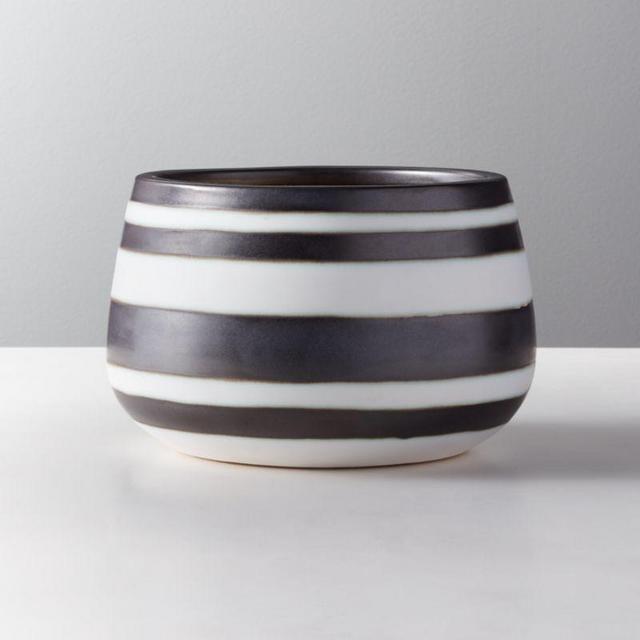 Maxie Small Graphic Striped Outdoor Planter