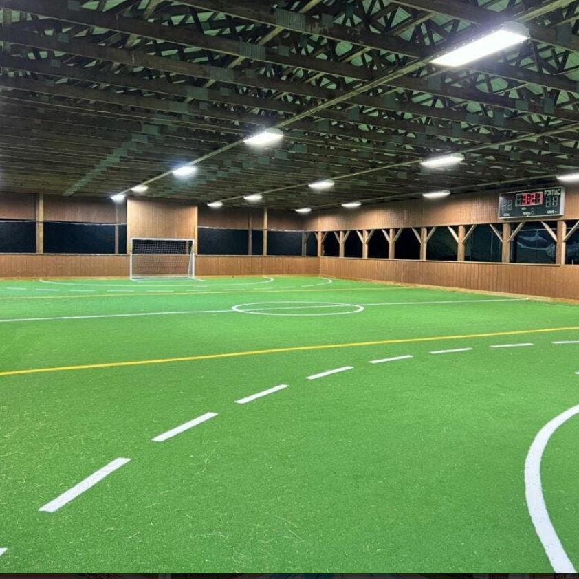 Indoor soccer field