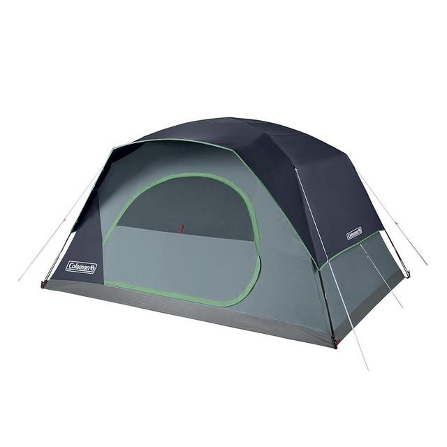 Coleman Skydome Tent with 5 Minute Setup, 2/4/6/8 Person Weatherproof Tent with Rainfly, Carry Bag & 20% More Headroom Than Traditional Tents