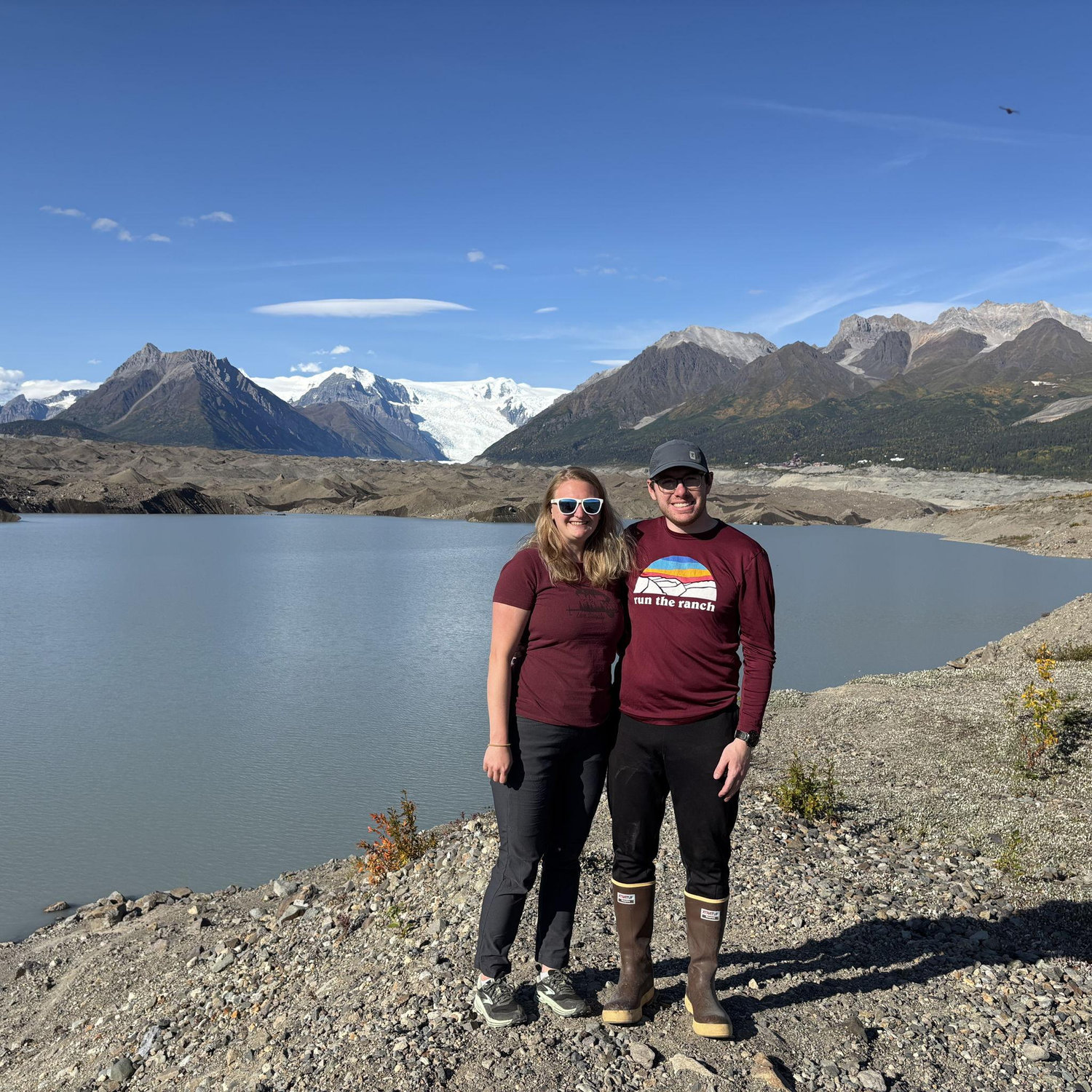 Views of the Kennicott Glacier near the family McCarthy cabin