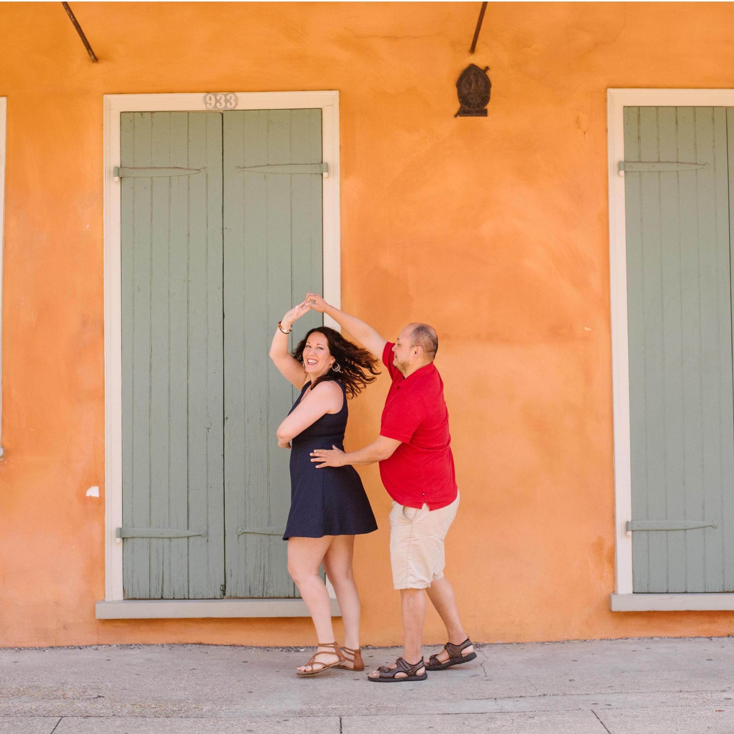 Dancing in the French Quarter