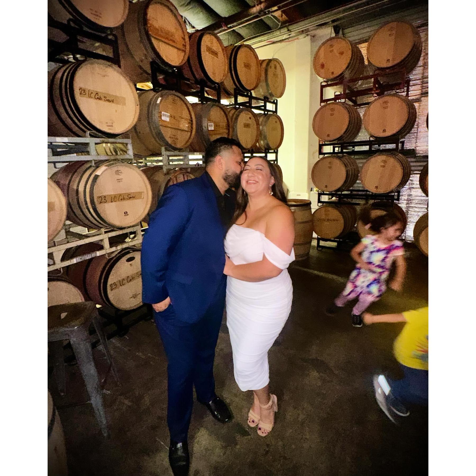 Our engagement party.