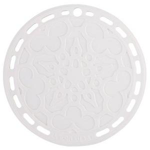 Le Creuset of America - Le Creuset Silicone 8" Round French Trivet, White