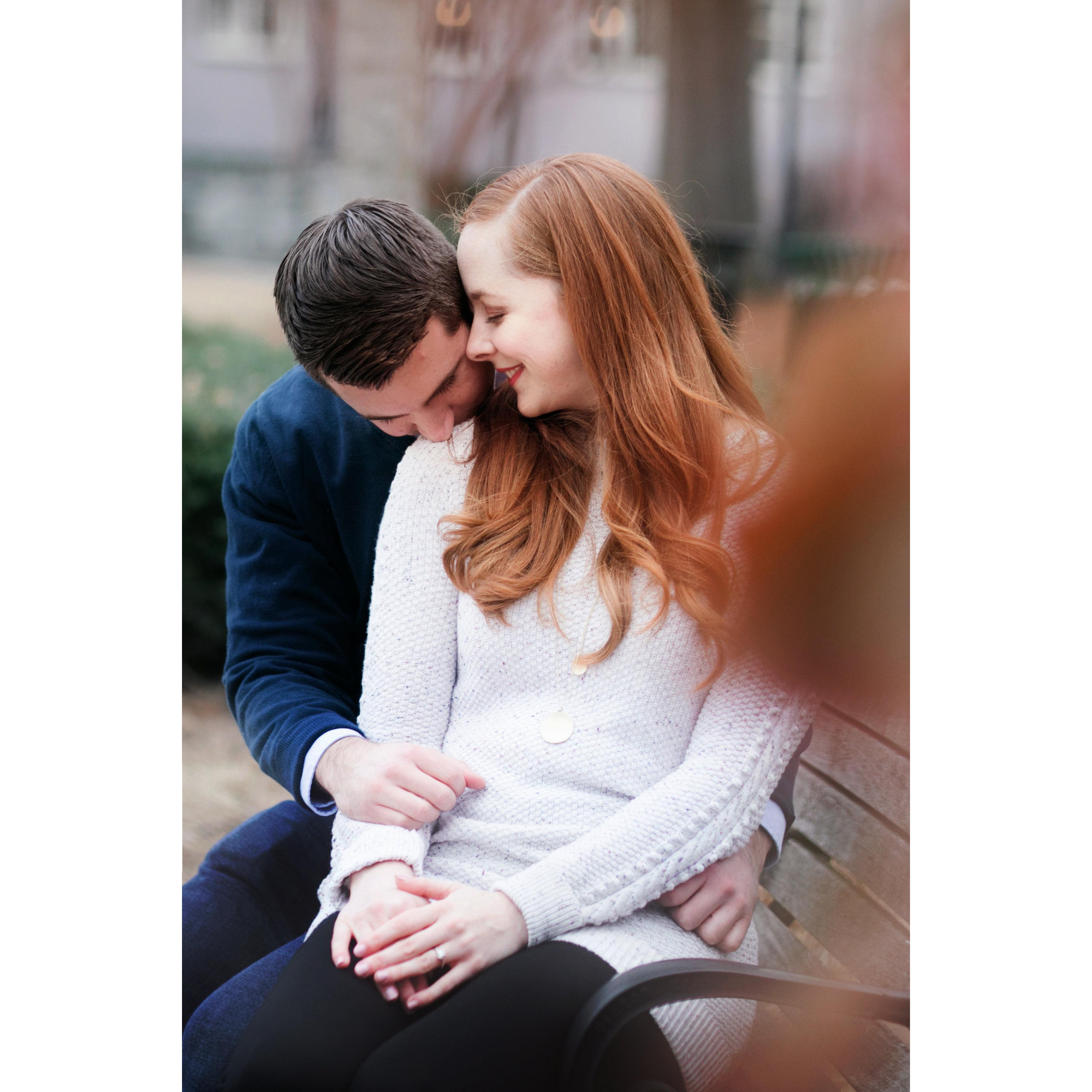 Engagement Photos in Piedmont Park