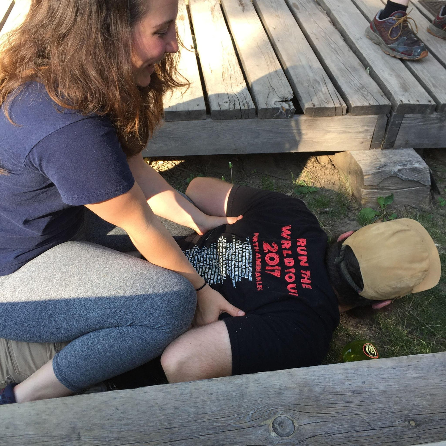 John not being ticklish